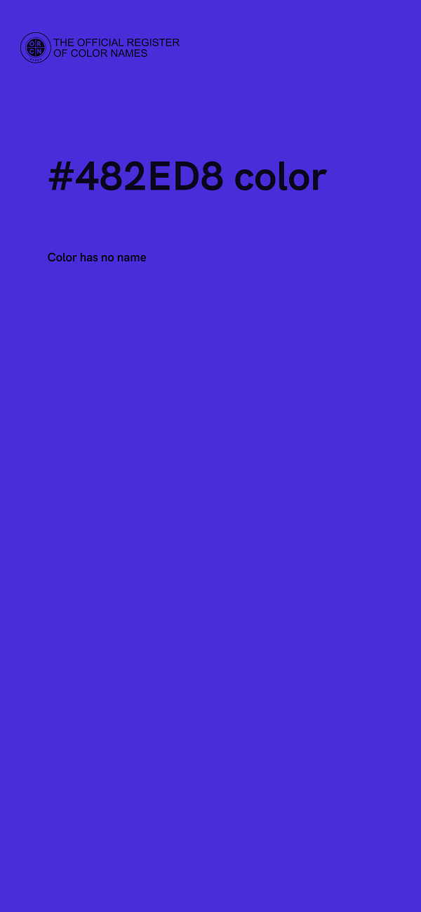 #482ED8 color image