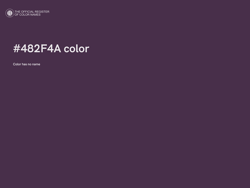 #482F4A color image