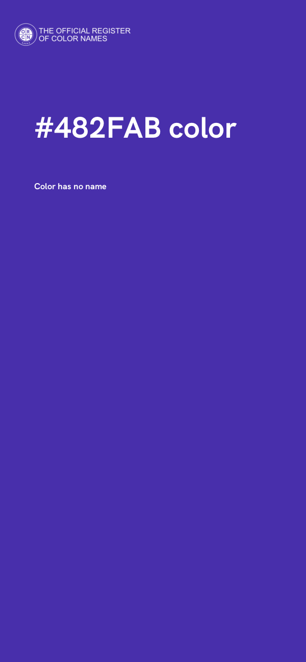 #482FAB color image
