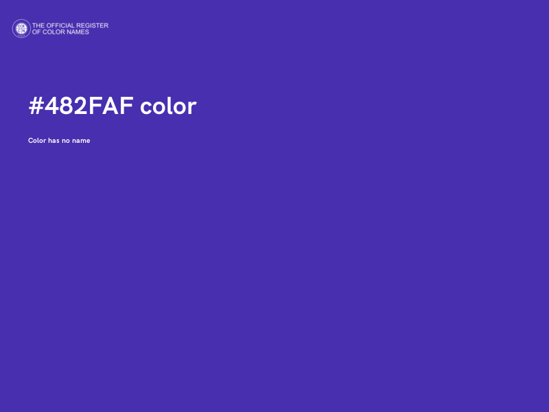 #482FAF color image