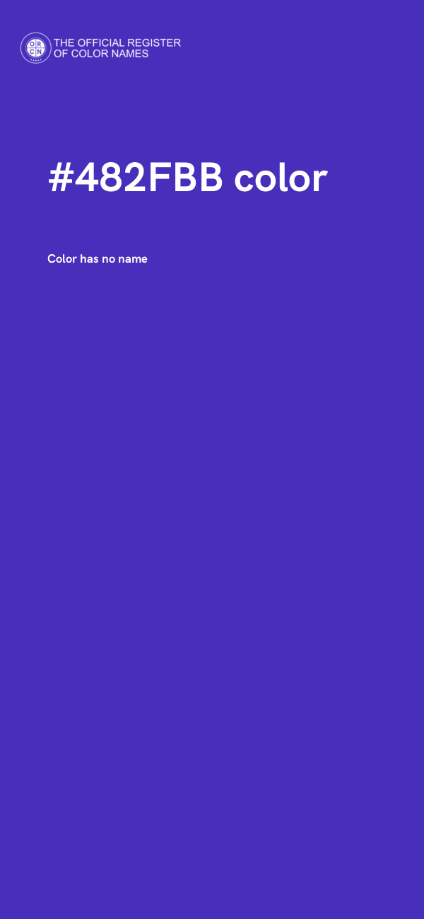 #482FBB color image