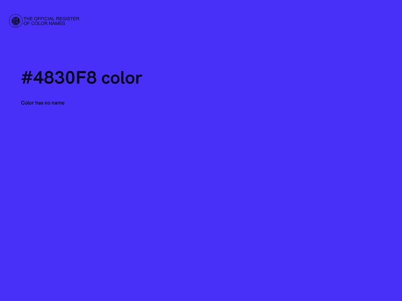 #4830F8 color image