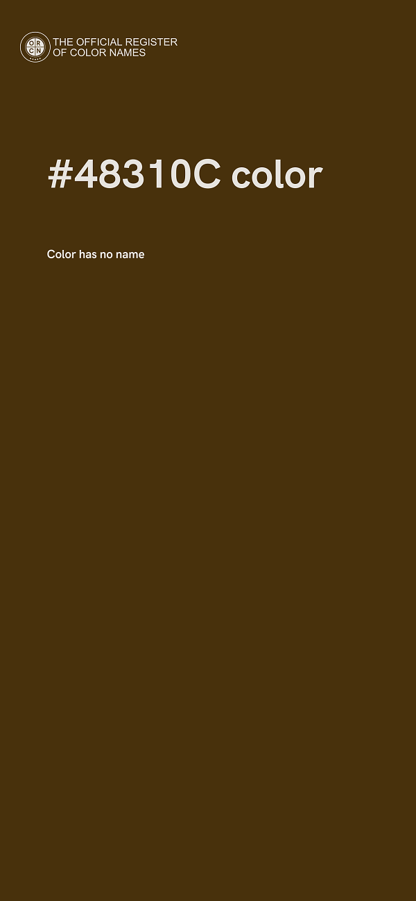 #48310C color image