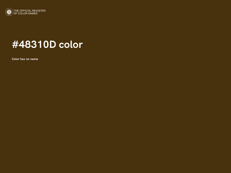 #48310D color image
