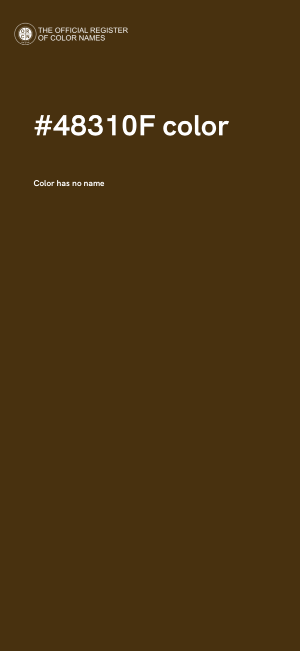 #48310F color image