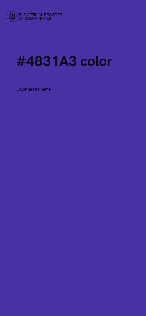 #4831A3 color image