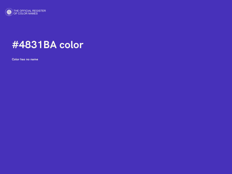 #4831BA color image