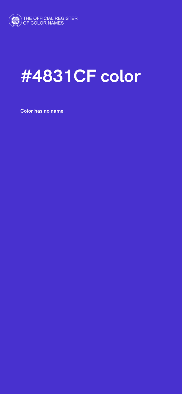 #4831CF color image
