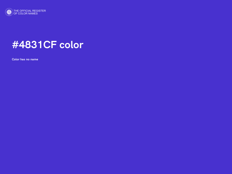 #4831CF color image