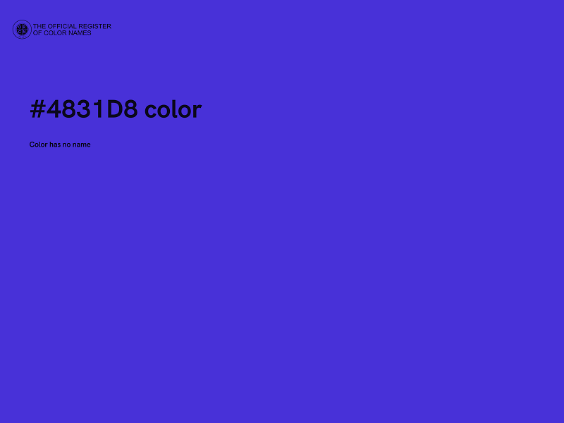 #4831D8 color image