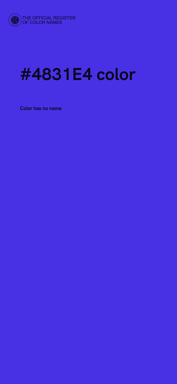 #4831E4 color image
