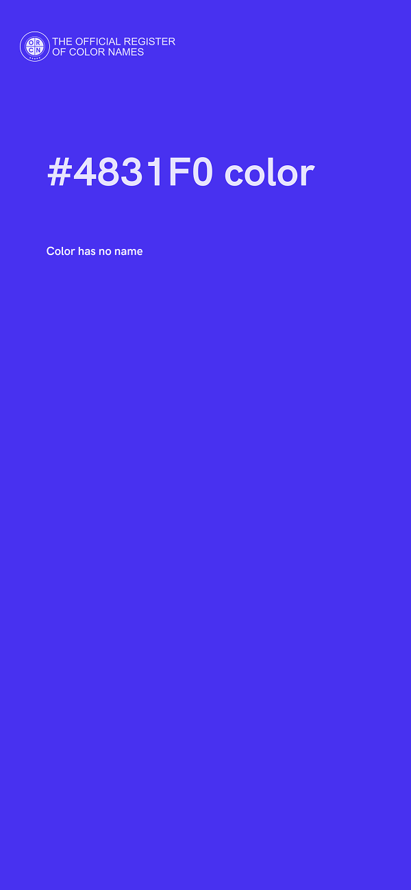#4831F0 color image