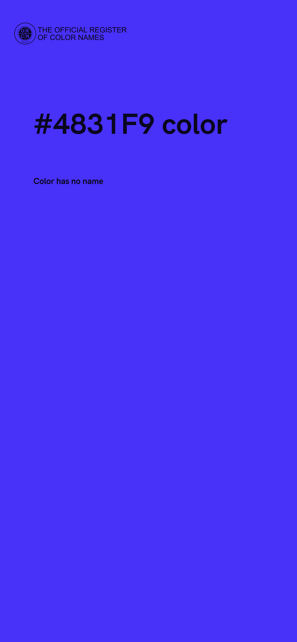 #4831F9 color image