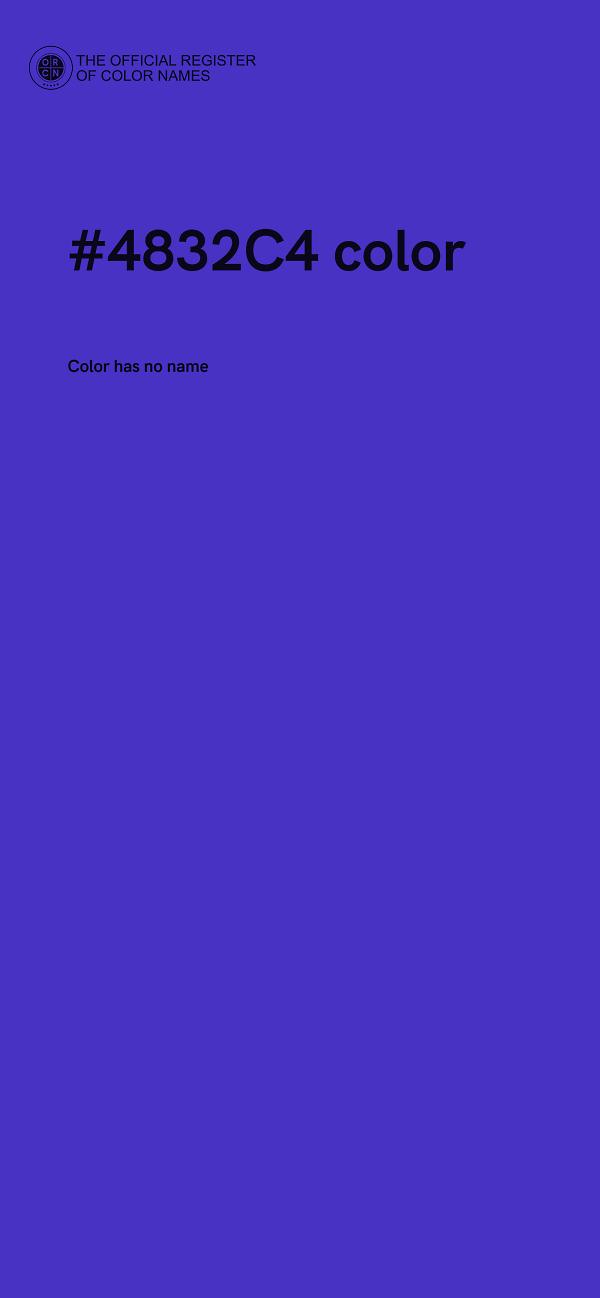 #4832C4 color image