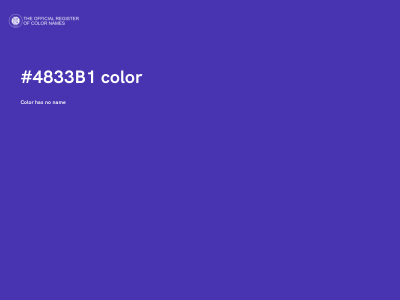 #4833B1 color image