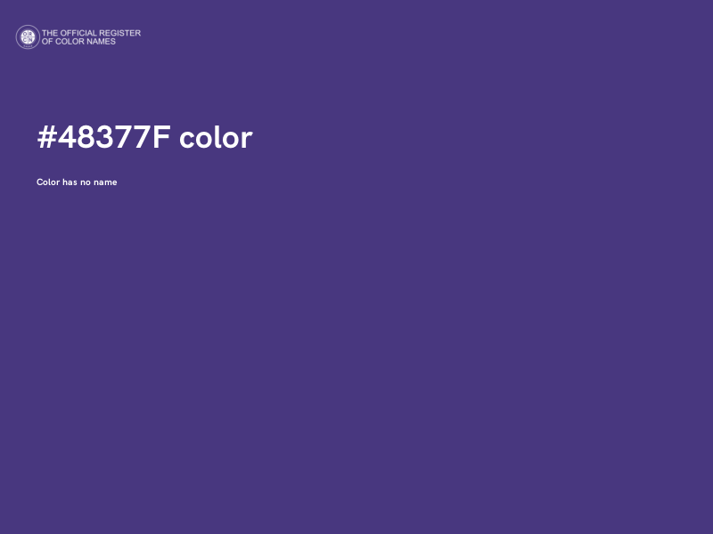 #48377F color image