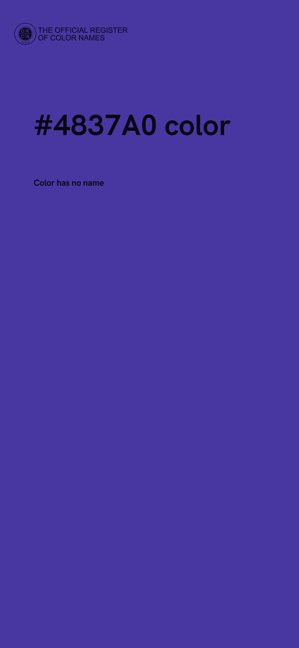 #4837A0 color image