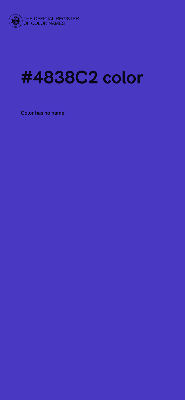 #4838C2 color image