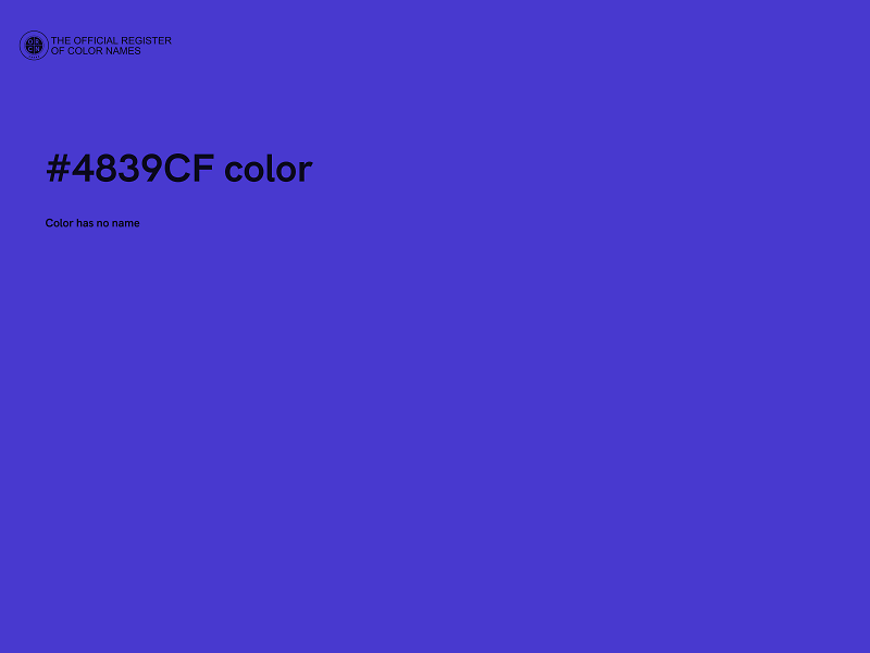 #4839CF color image