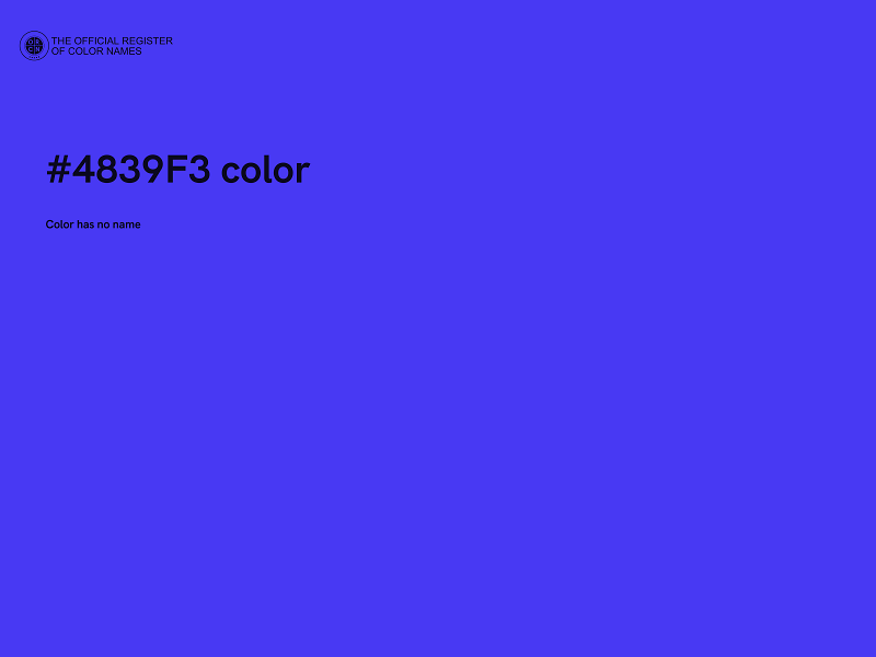 #4839F3 color image