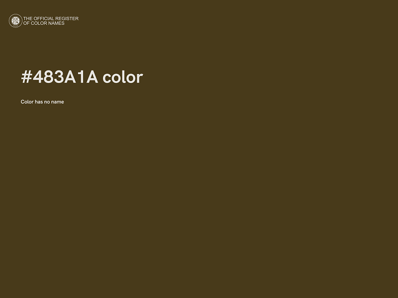 #483A1A color image