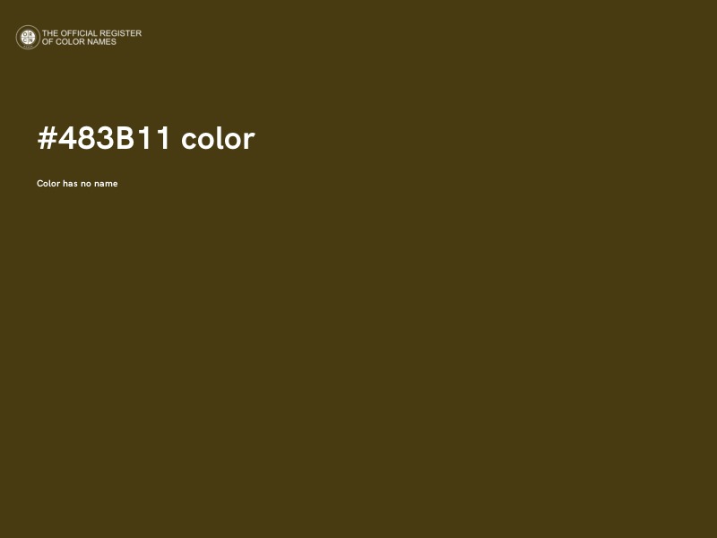 #483B11 color image