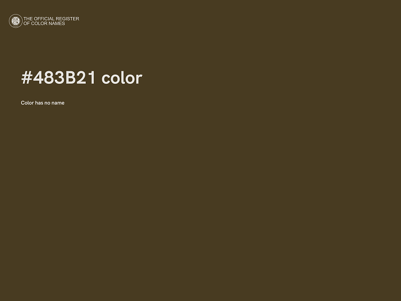 #483B21 color image