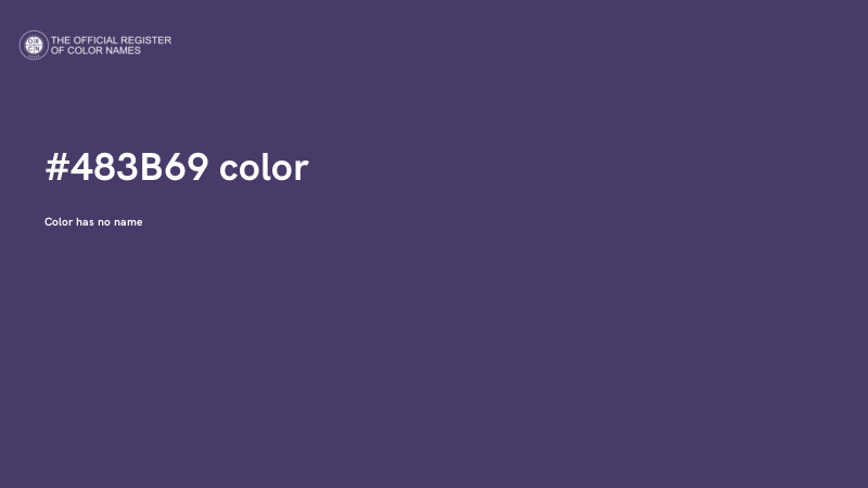 #483B69 color image