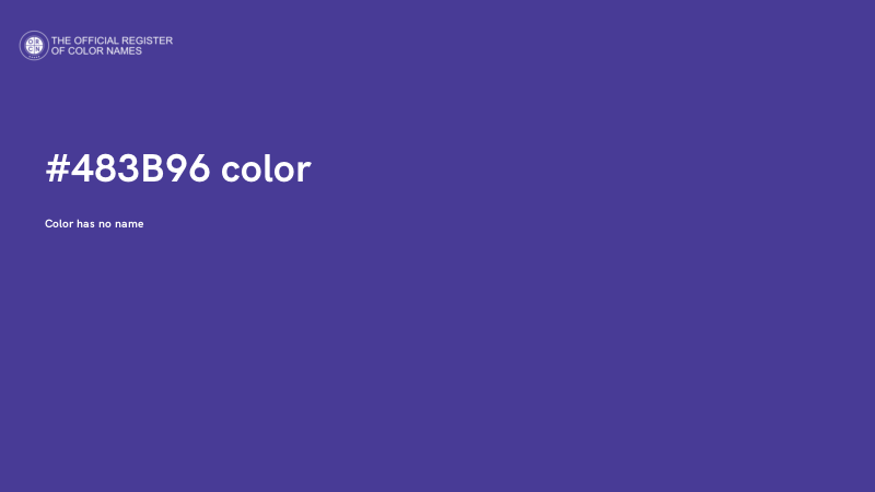 #483B96 color image