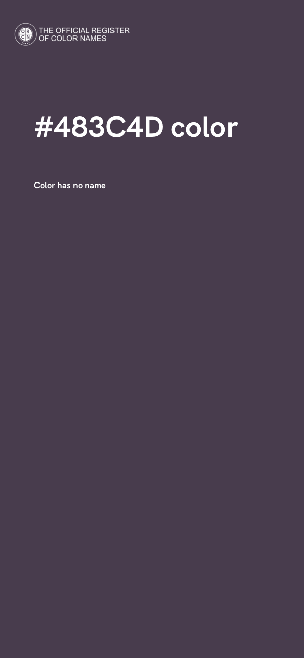 #483C4D color image