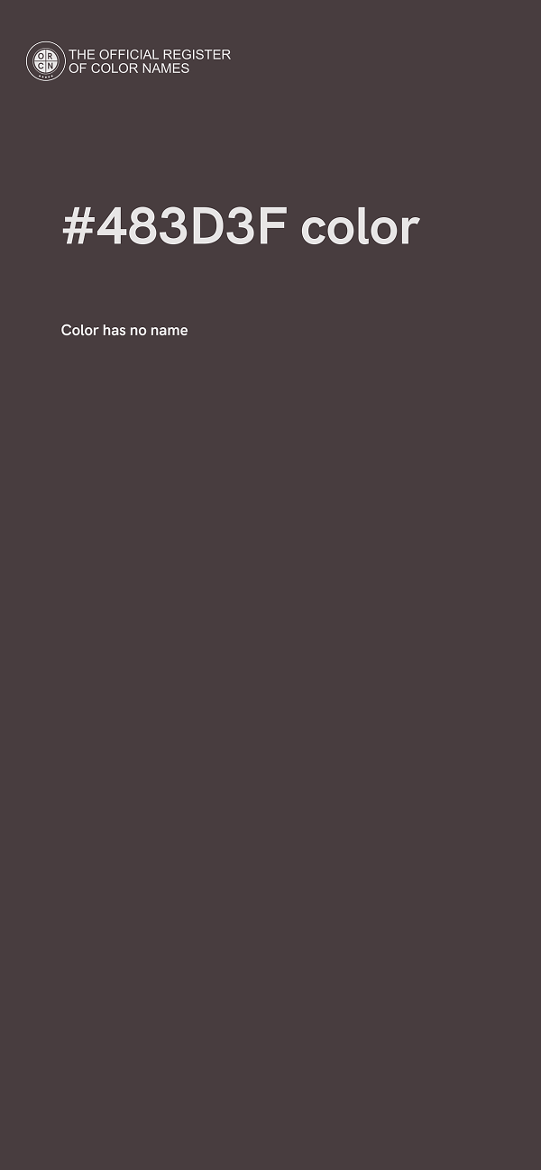 #483D3F color image
