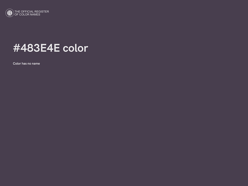 #483E4E color image