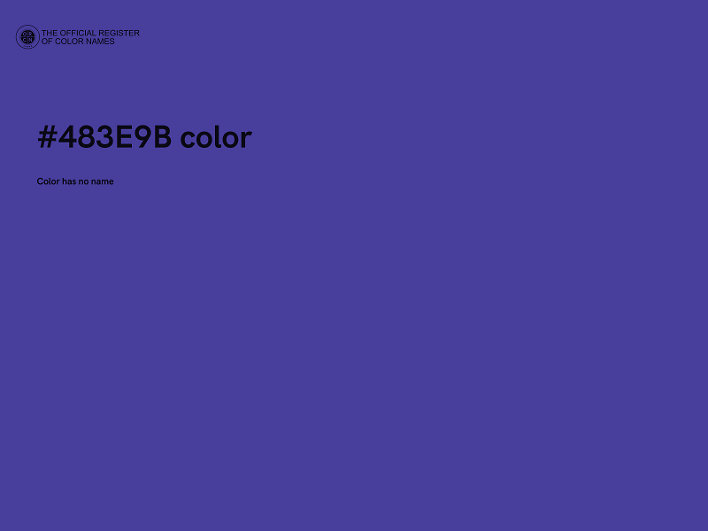 #483E9B color image