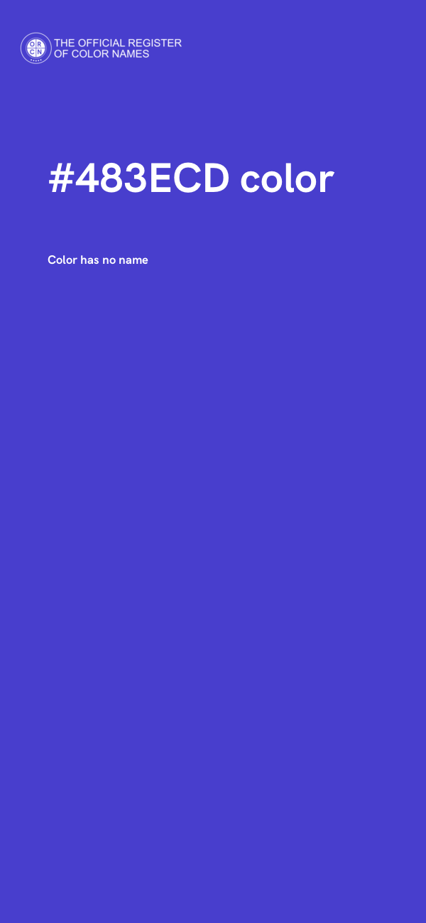 #483ECD color image