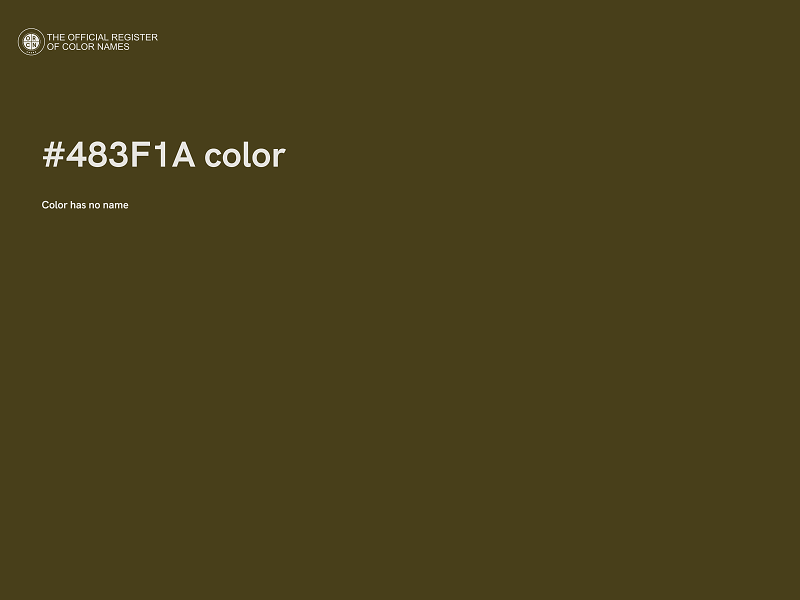 #483F1A color image