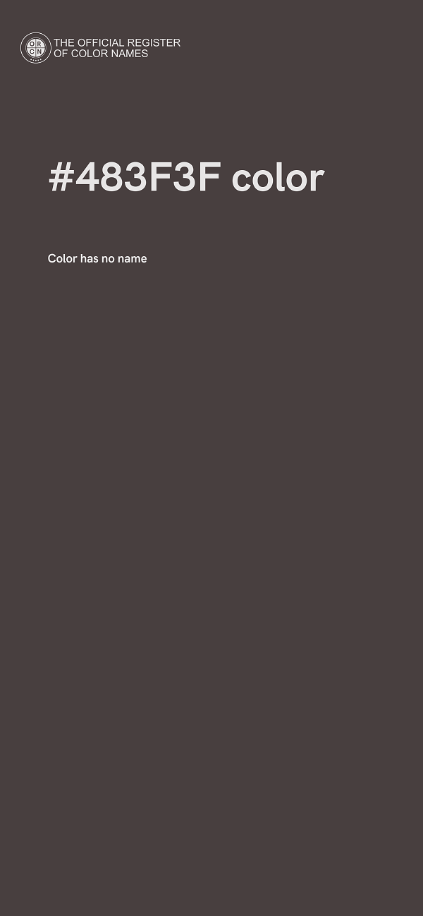 #483F3F color image