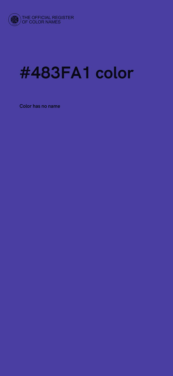 #483FA1 color image
