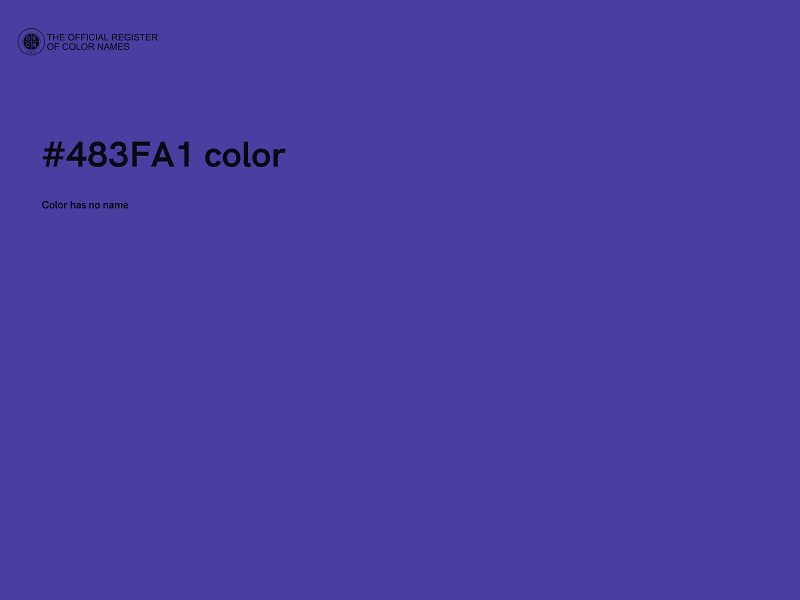#483FA1 color image