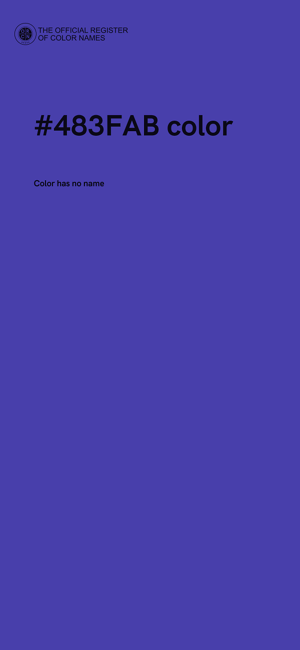 #483FAB color image