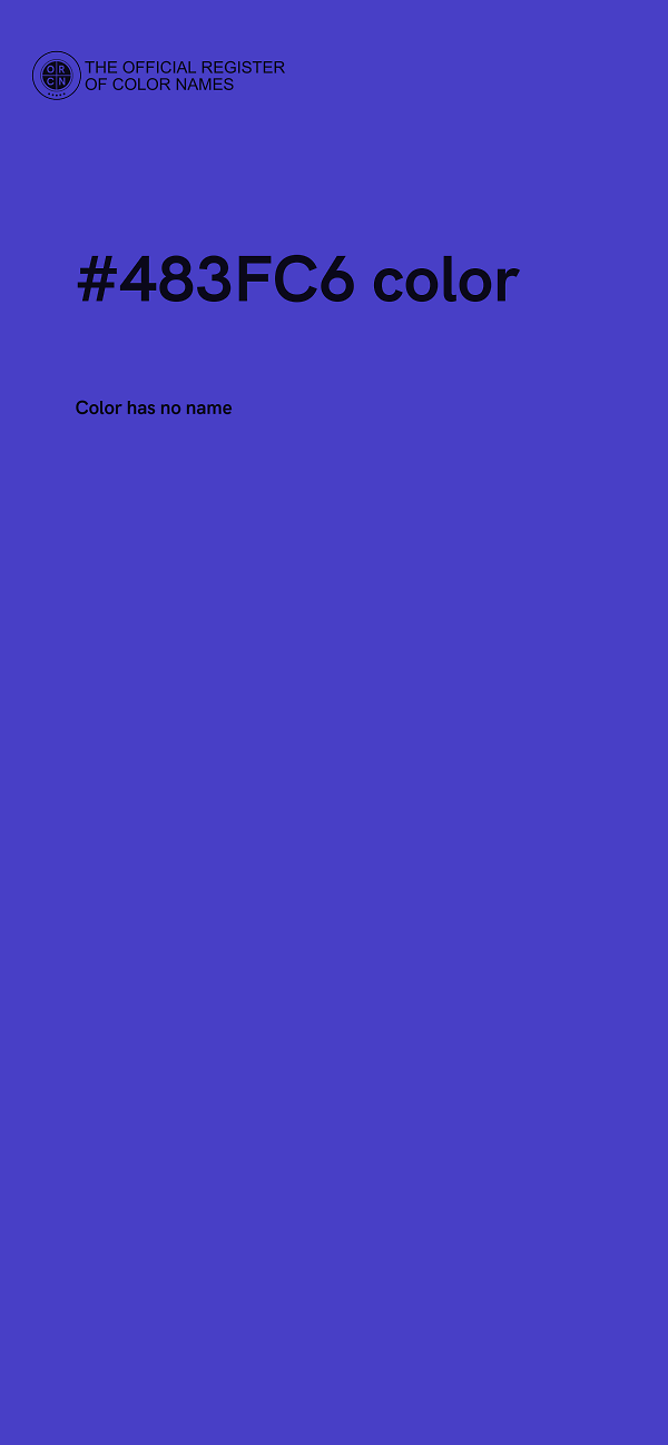 #483FC6 color image