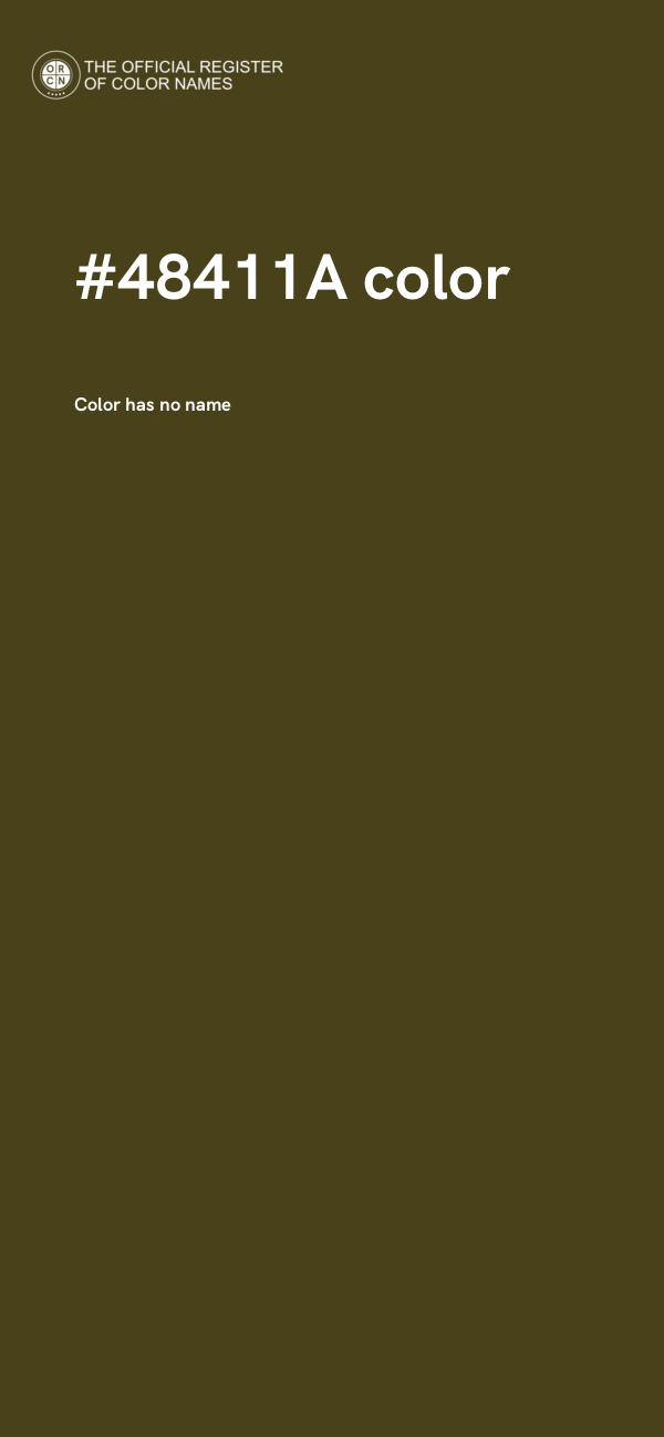 #48411A color image