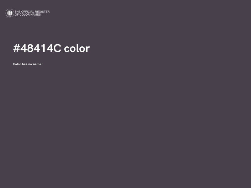 #48414C color image