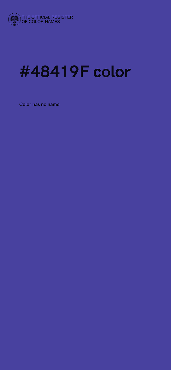 #48419F color image
