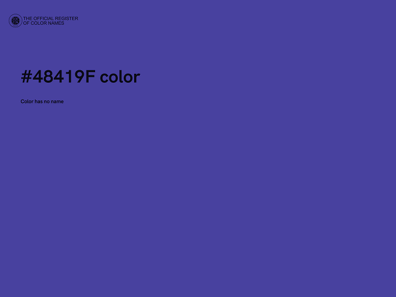 #48419F color image