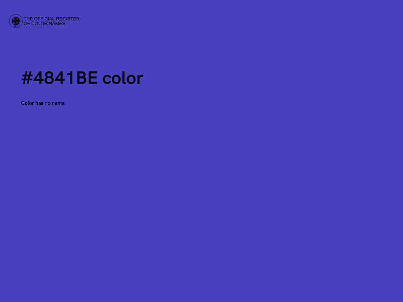 #4841BE color image