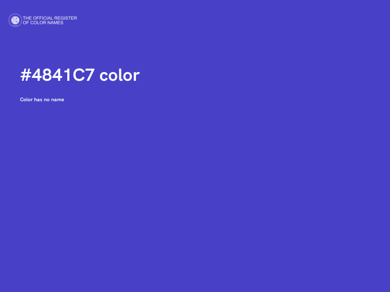 #4841C7 color image