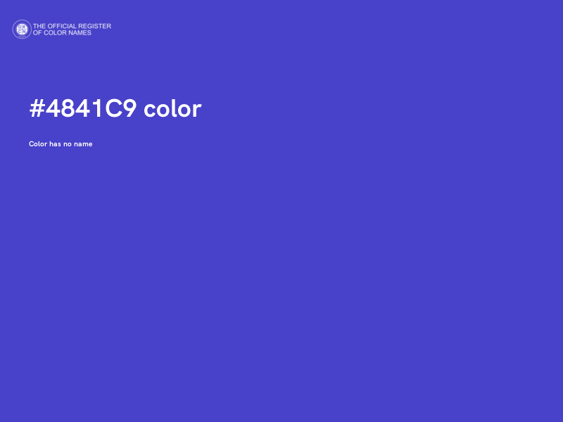#4841C9 color image