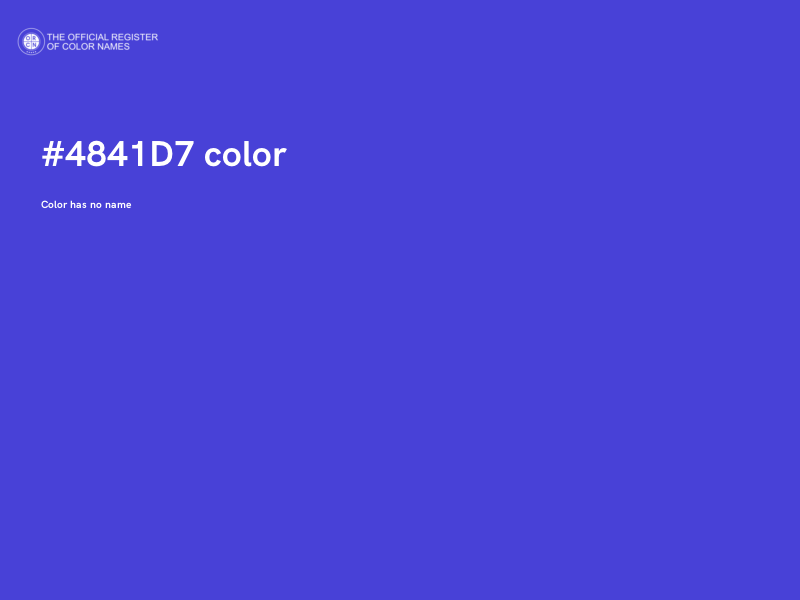 #4841D7 color image