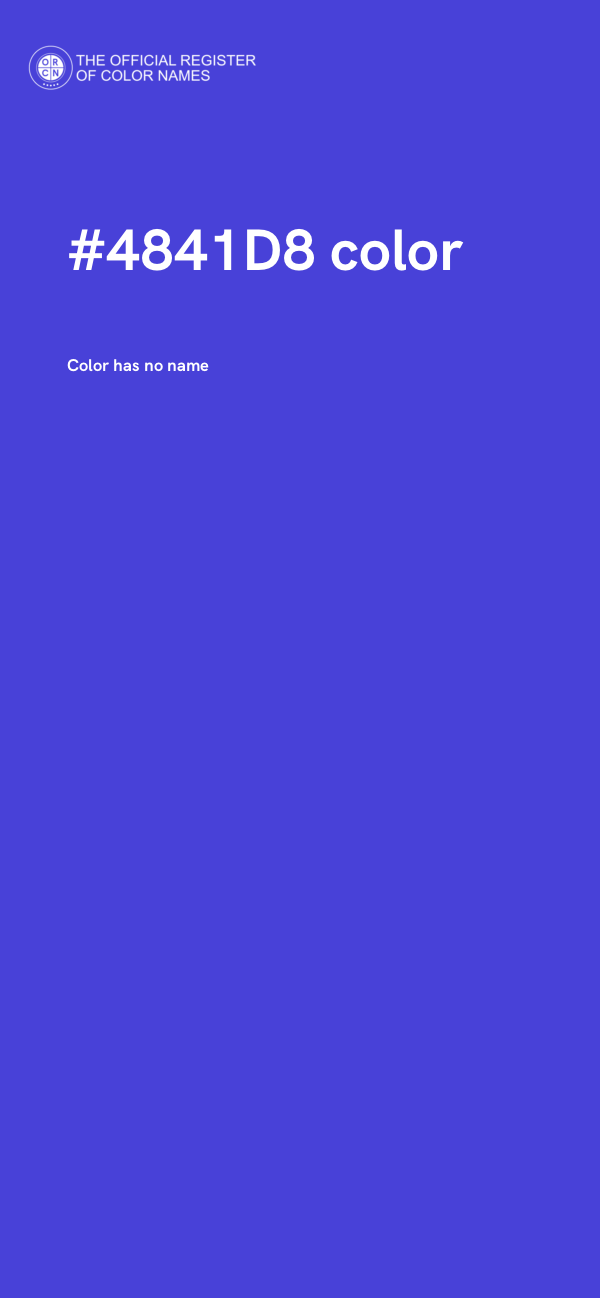 #4841D8 color image