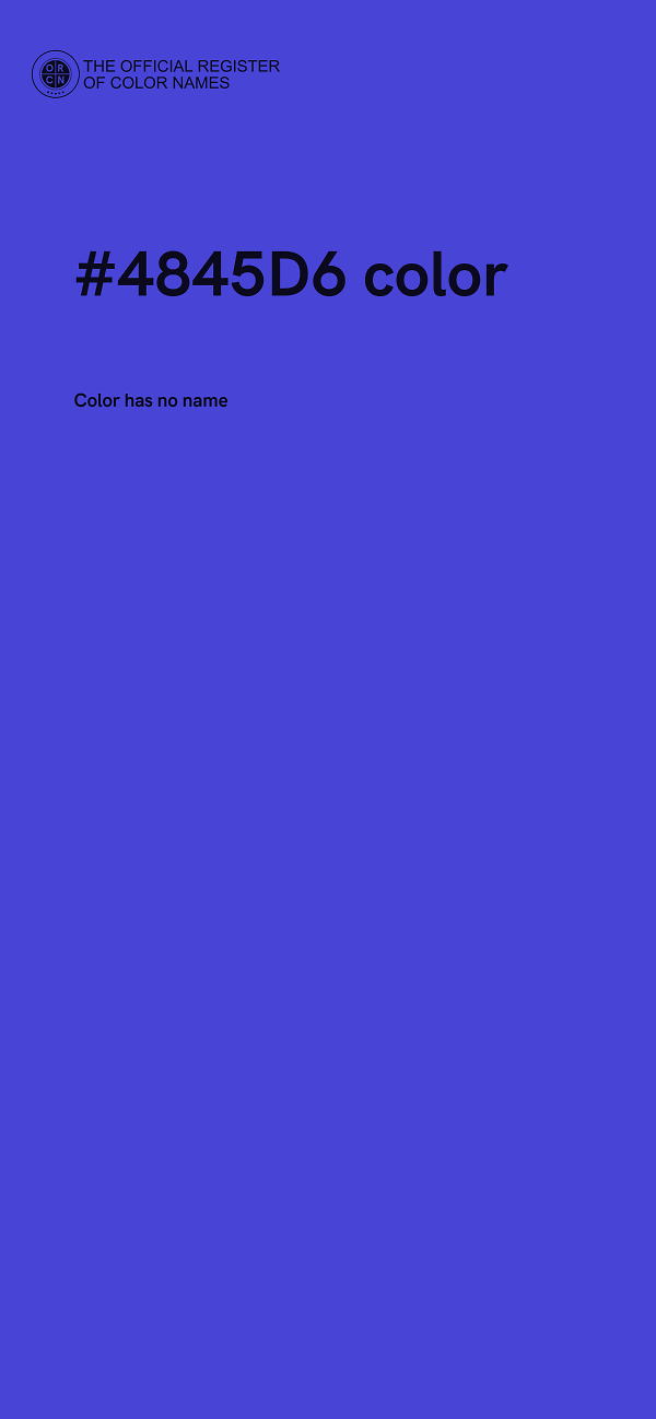 #4845D6 color image